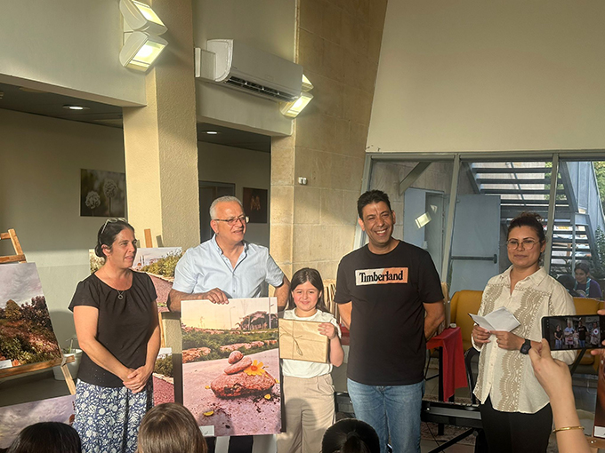 حفل توزيع الجوائز على المشاركين بمسابقة التصوير في وادي قانا